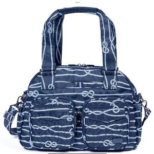Lug Jumper Carry-All Tote Nautical Navy NWT